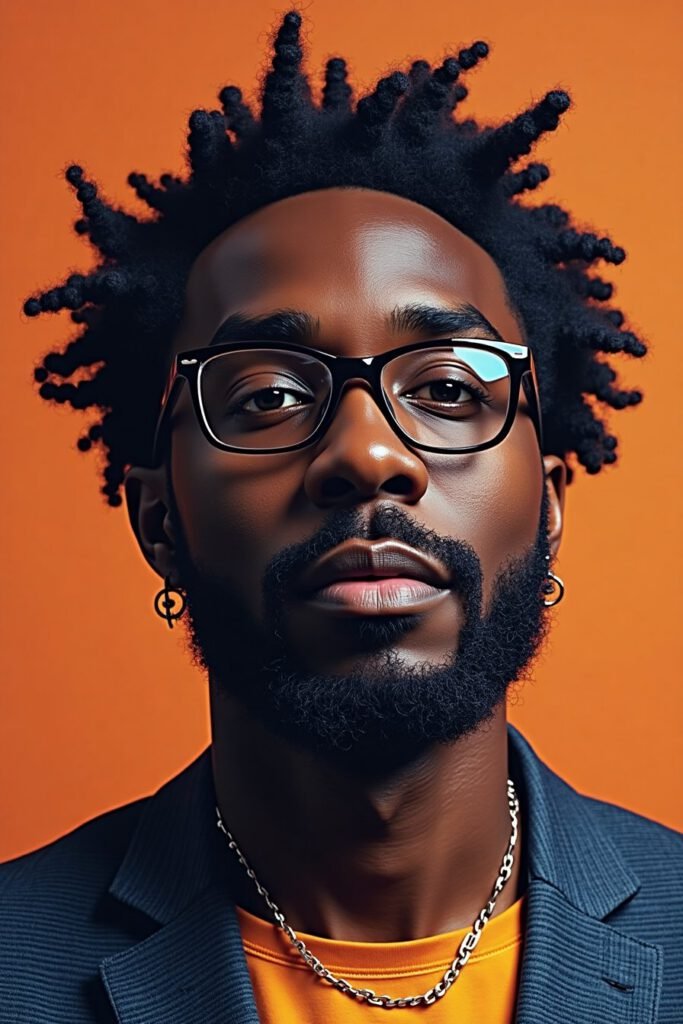 A Face of one of the Metro Black Expo attendees